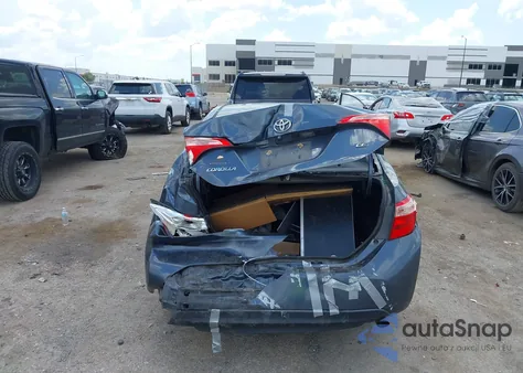 2017 Toyota Corolla Le из США, поврежденный, VIN 2T1BURHE0HC876876